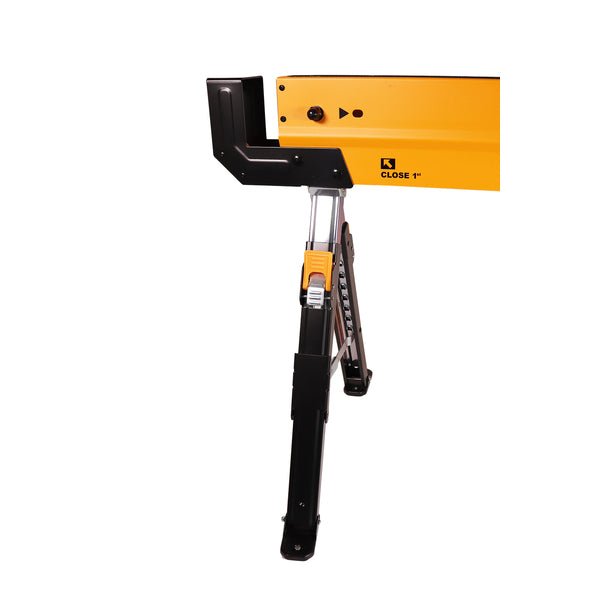 Cavalletto da lavoro WELDINGER regolabile, fino a 590 kg di carico - Rikushop