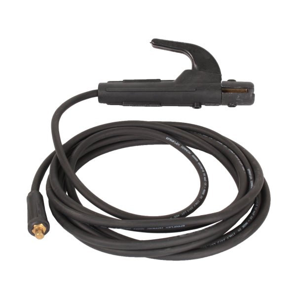 Cavo per saldatura in rame lungo 4 m 16mm² 13mm (T50) qualità gomma con portaelettrodo 200A WELDINGER (SPEM10) - Rikushop