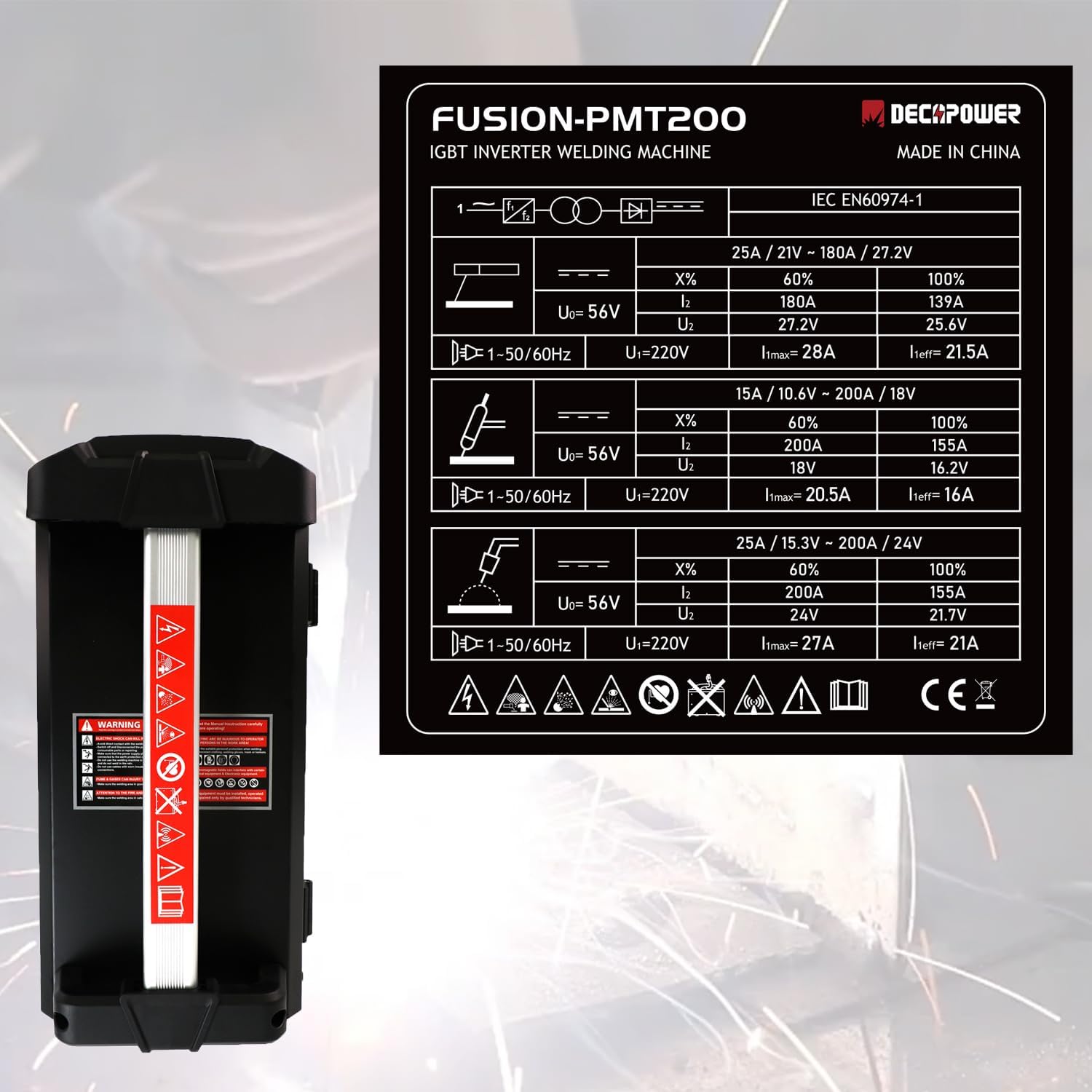 Decapower PMT 200 Fusion 200A Pulse - Rikushop
