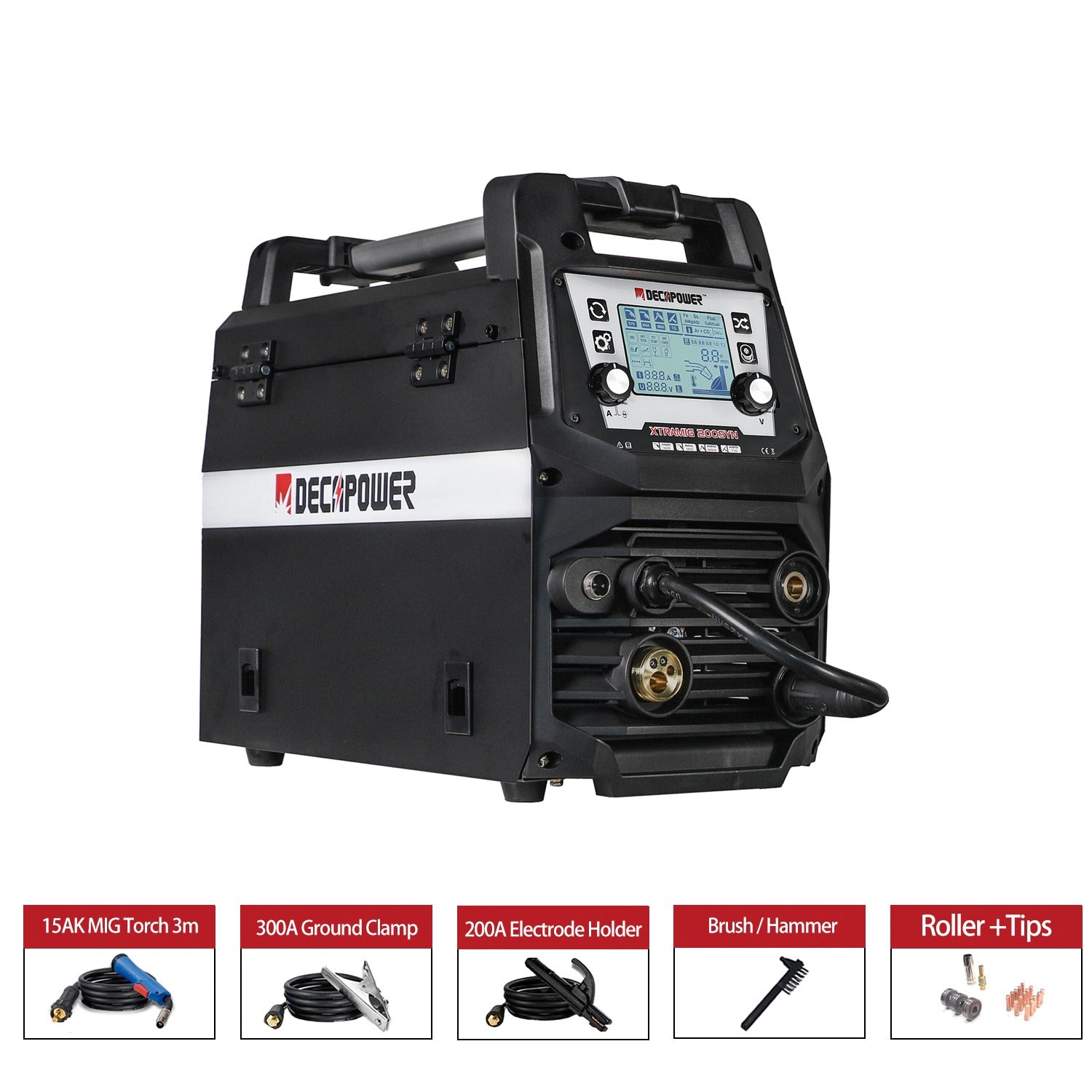 Decapower saldatrice multiprocesso Xtramig 200 - Rikushop