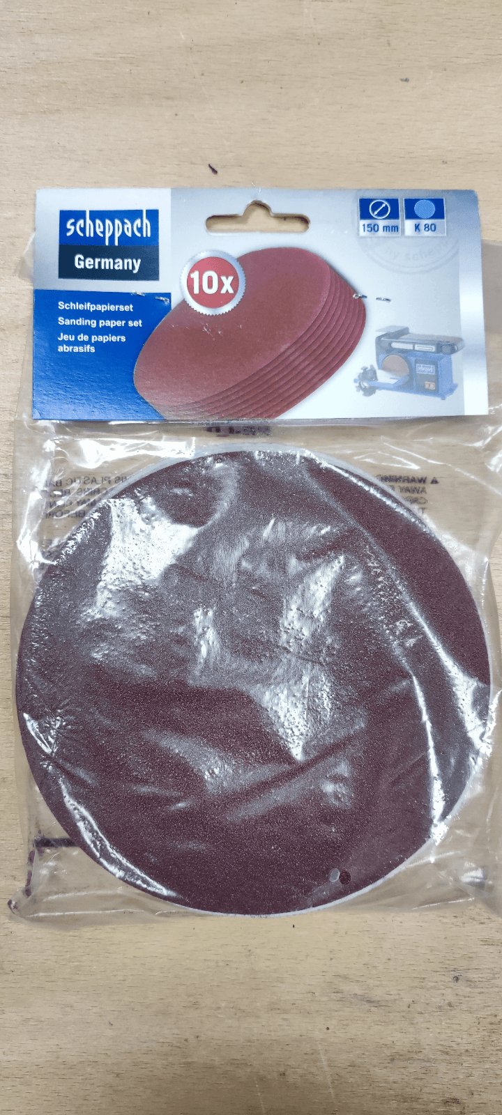 Disco carta vetrata Ø150 Set da 10 pezzi - Rikushop