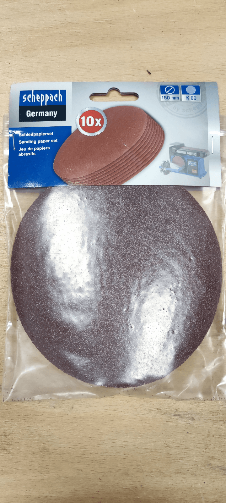 Disco carta vetrata Ø150 Set da 10 pezzi - Rikushop