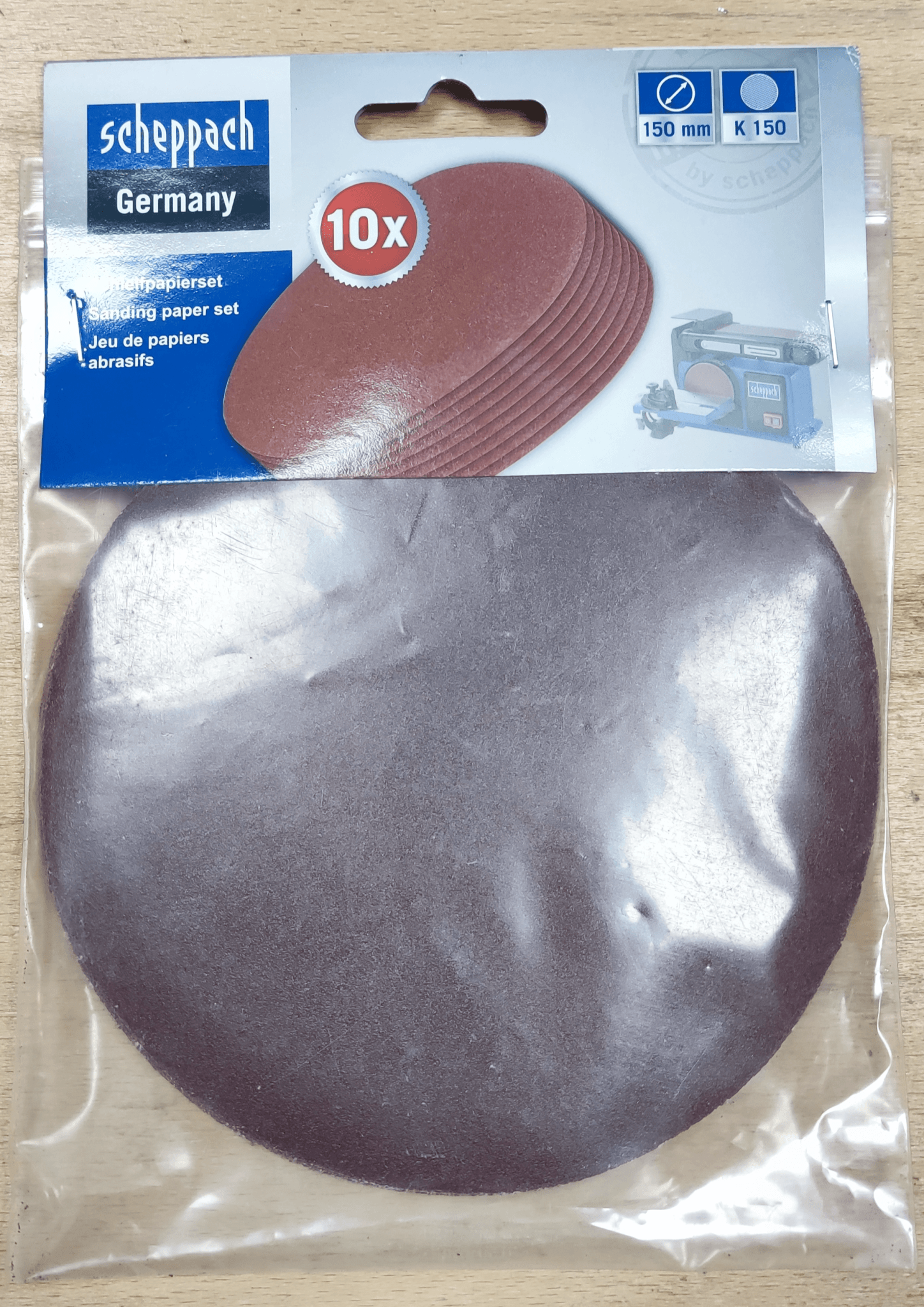 Disco carta vetrata Ø150 Set da 10 pezzi - Rikushop