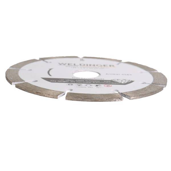 Disco da taglio diamantato WELDINGER Ø 125 mm x 22,23 mm cemento - Rikushop