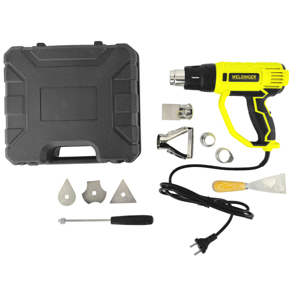 Termosoffiatore Weldinger HG-1 2000W, display digitale 60-600°C - Rikushop