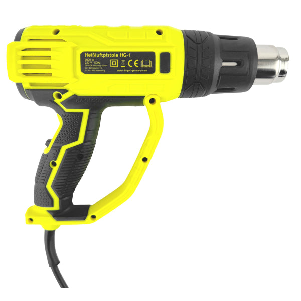 Termosoffiatore Weldinger HG-1 2000W, display digitale 60-600°C - Rikushop