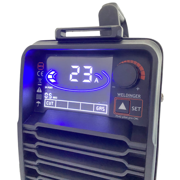 WELDINGER PS 42 PFC pilot pro CNC taglierina al plasma (arco pilota 40 A fino a 20 mm di spessore del materiale)