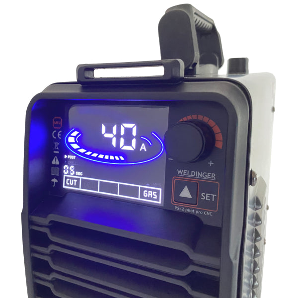 WELDINGER PS 42 PFC pilot pro CNC taglierina al plasma (arco pilota 40 A fino a 20 mm di spessore del materiale)