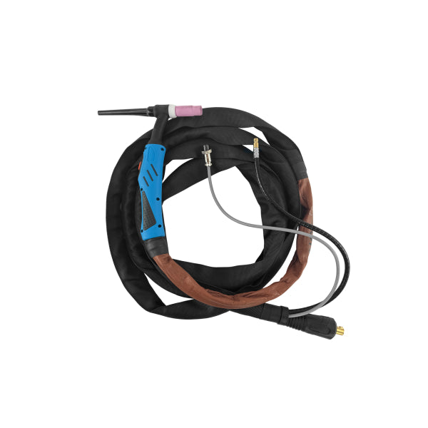 Pacchetto tubo flessibile TIG LNF 26F flex pro 4m, spina da 13 mm, gas a 5 pin NW5 - Rikushop