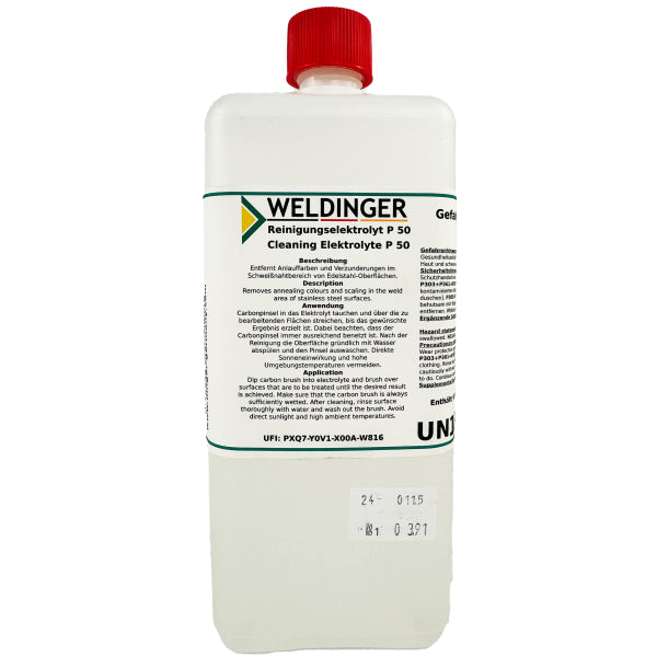 Liquido P50 1000 g per la pulizia dei cordoni di saldatura WELDINGER - Rikushop