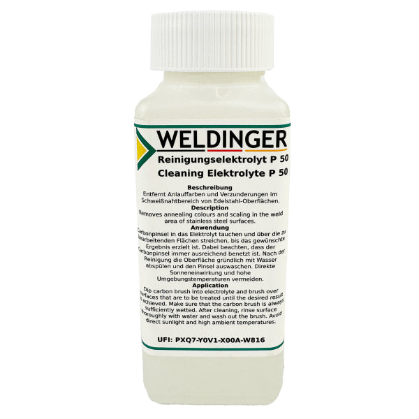 Liquido P50 250 g per la pulizia dei cordoni di saldatura WELDINGER - Rikushop