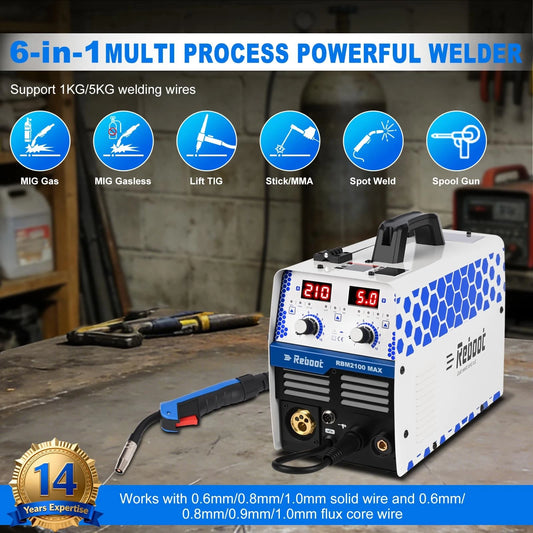 Saldatrice multiprocesso Reboot RBM2100Max