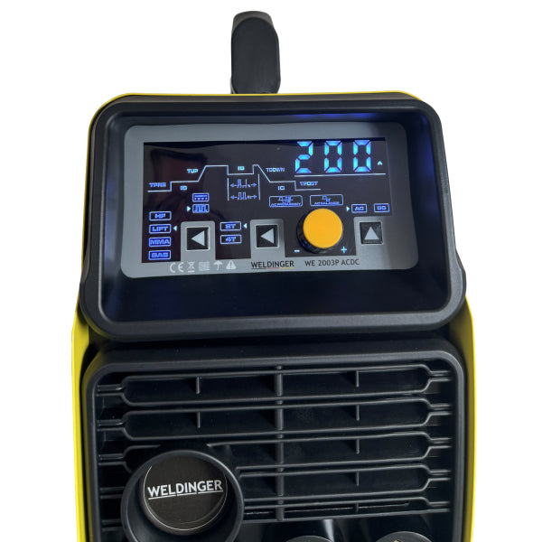 Weldinger WE 2003P AC / DC Digital Saldatrice TIG inverter anche per alluminio