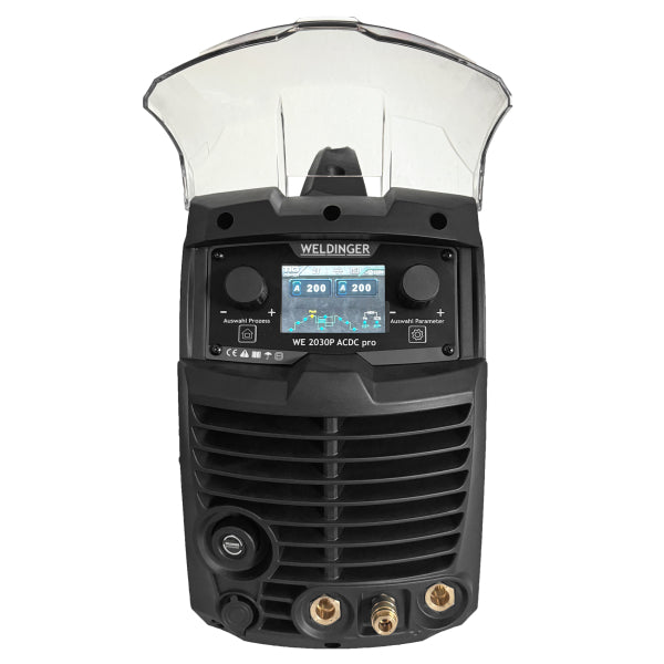 Inverter per saldatura TIG WELDINGER WE 2030P AC/DC pro digital (senza pacchetto tubi flessibili) - Rikushop