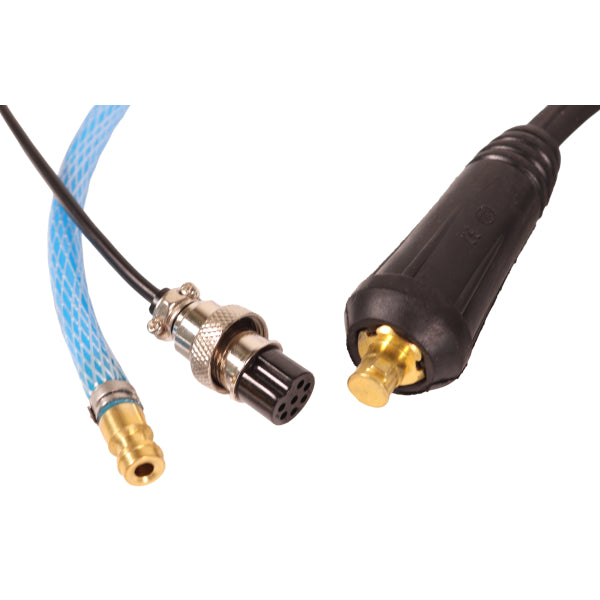 Pacchetto tubi flessibili WP26 TIG Supertig 2000 curva flessibile 9 mm connettore 7 pin (SPW9) - Rikushop