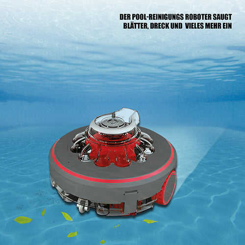 Robot per la pulizia delle piscine Mauk con batteria agli ioni di litio fino a 200 m² - Rikushop