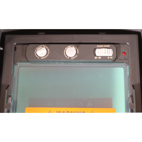 Maschera per saldatura automatica AH 500 Realcolor DIN 5-8 / 9-13 nero opaco WELDINGER - Rikushop