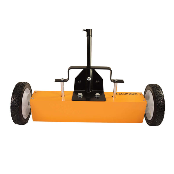 Raccoglitore di trucioli a pavimento magnetico Larghezza di lavoro 400 mm manico regolabile in altezza (scopa magnetica) WELDINGER - Rikushop