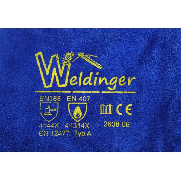 E-MAG Guanti per saldatura WELDINGER blu oro - Rikushop