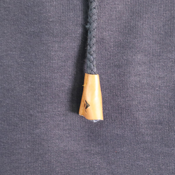 Hoodie WELDINGER Navy con cappuccio e dettagli gialli (S-XXL) - Rikushop