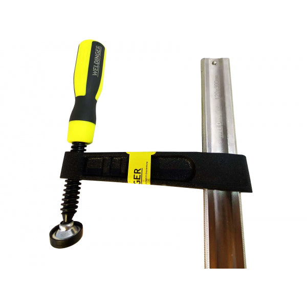 Morsetto per tavolo di saldatura 120x300 mm Sistema 16 manico bicomponente WELDINGER - Rikushop