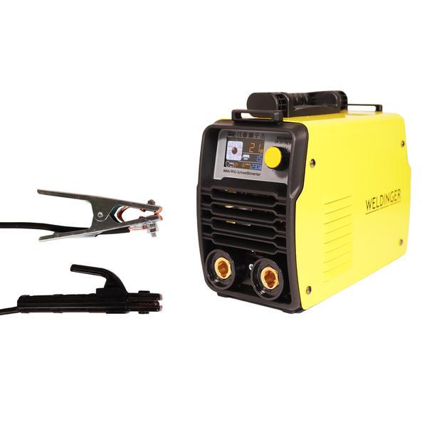 Set Weldinger EW201dig pro inverter digitale+Casco AH300+elettrodi+martello+guanti - Rikushop