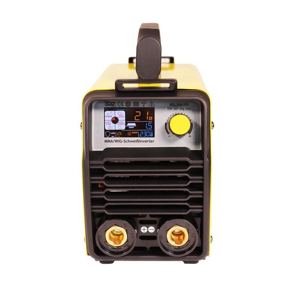 Set Weldinger EW201dig pro inverter digitale+Casco AH300+elettrodi+martello+guanti - Rikushop