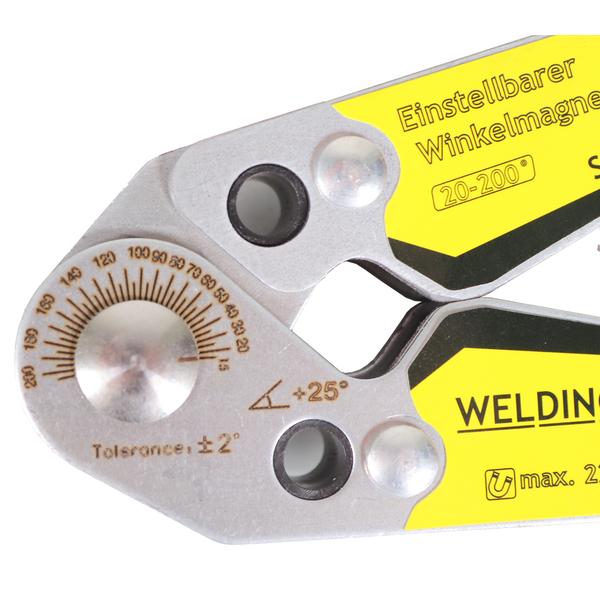 SM-13 magnete ad angolo regolabile 110x63x14 22kg WELDINGER - Rikushop