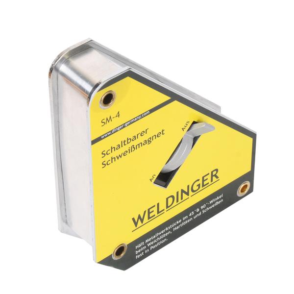 SM-4 magnete per saldatura commutabile grande (152 x 130 x 35 mm fino a 65 kg) WELDINGER - Rikushop
