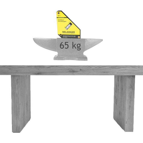 SM-4 magnete per saldatura commutabile grande (152 x 130 x 35 mm fino a 65 kg) WELDINGER - Rikushop