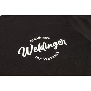 T-shirt WELDINGER con stampa logo nera o bianca taglia S-XXL - Rikushop