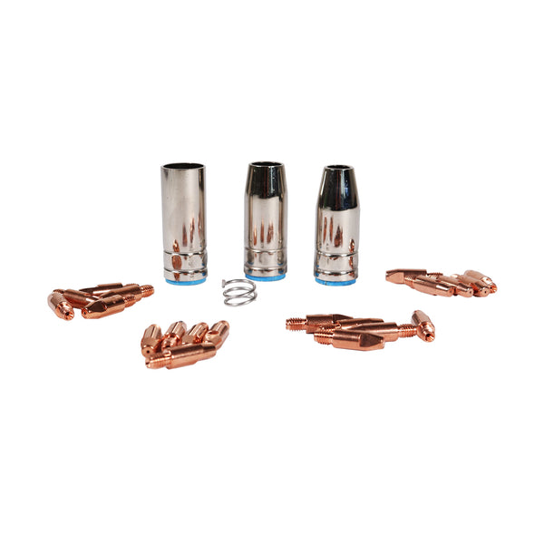 WELDINGER MAGSet25 per set di saldatura MAG tipo PLUS25 (dotazione base set di accessori 0,6-1,0 mm) - Rikushop